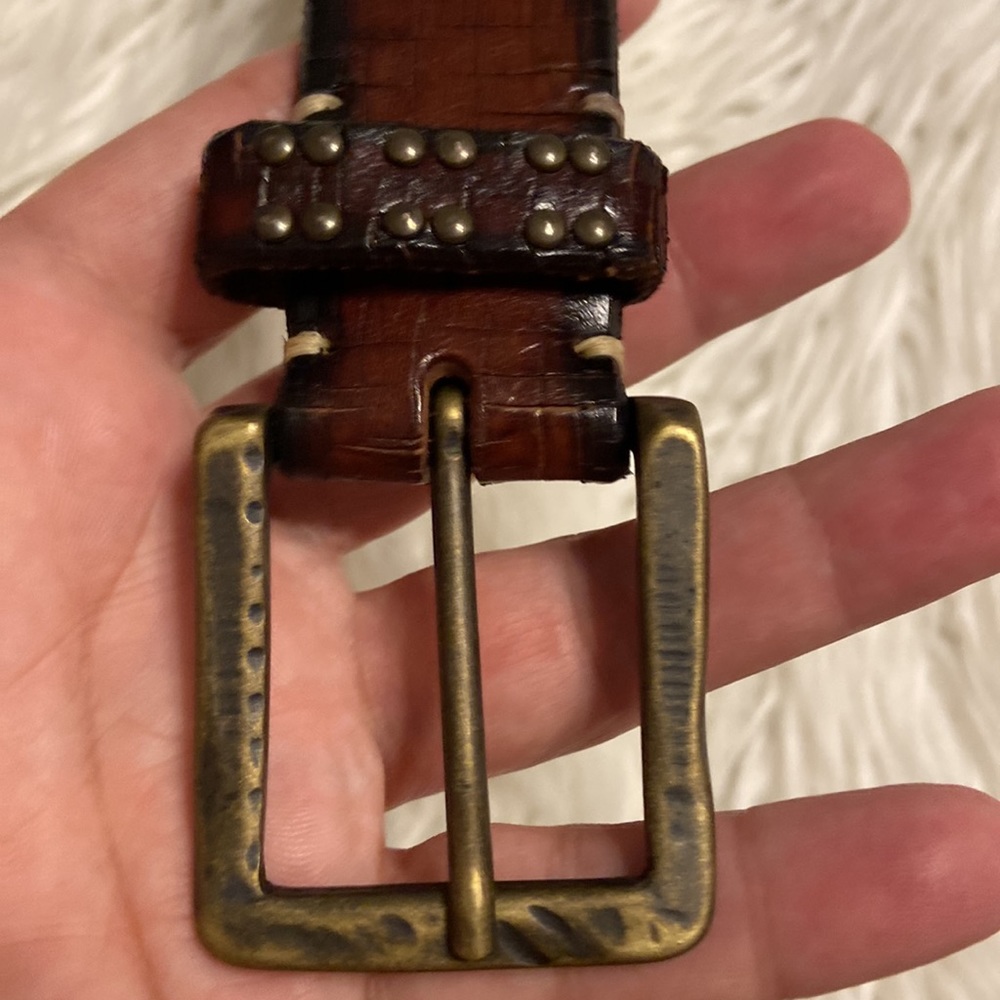 Martin Dingman Bridle Leather Man Belt excellent condition see all photos - Picture 14 of 16